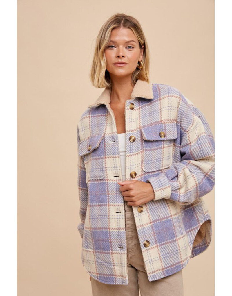 In Loom Sherpa Lined Flannel Jacket