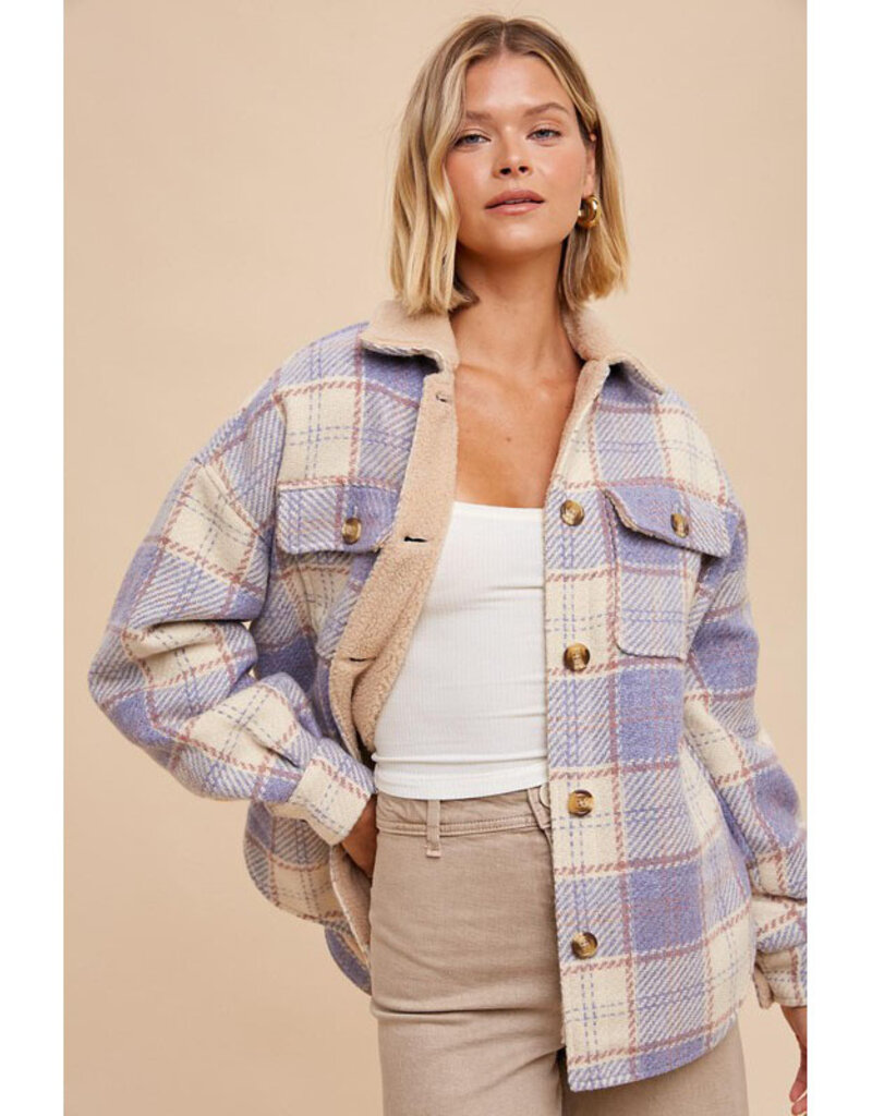 In Loom Sherpa Lined Flannel Jacket