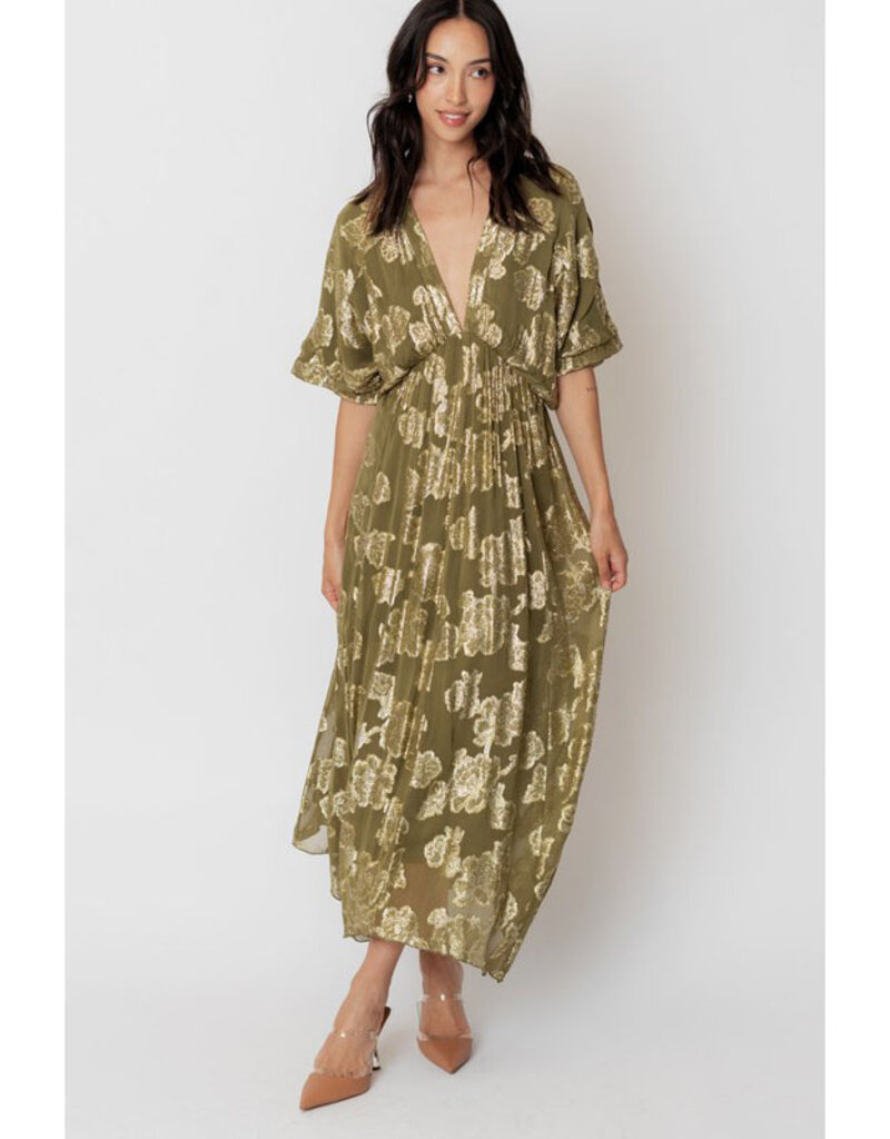 kimono maxi dress