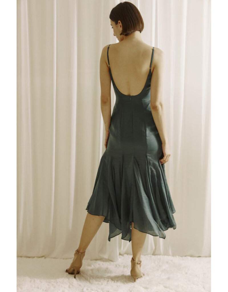 Storia Teal Midi Dress