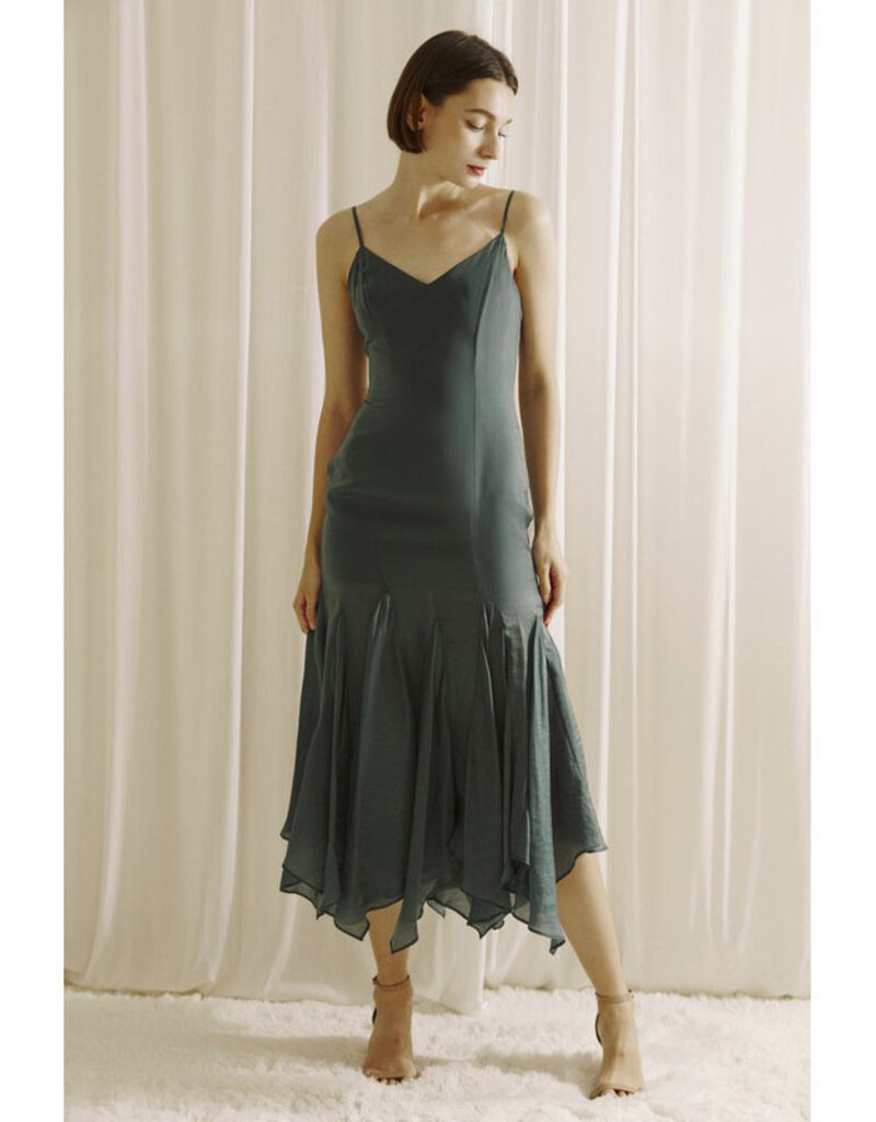 Storia Teal Midi Dress