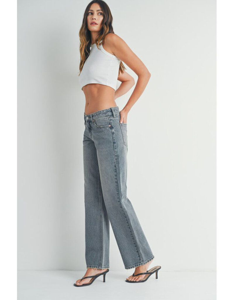 Just USA Jeans Low Rise Wide Leg Jeans