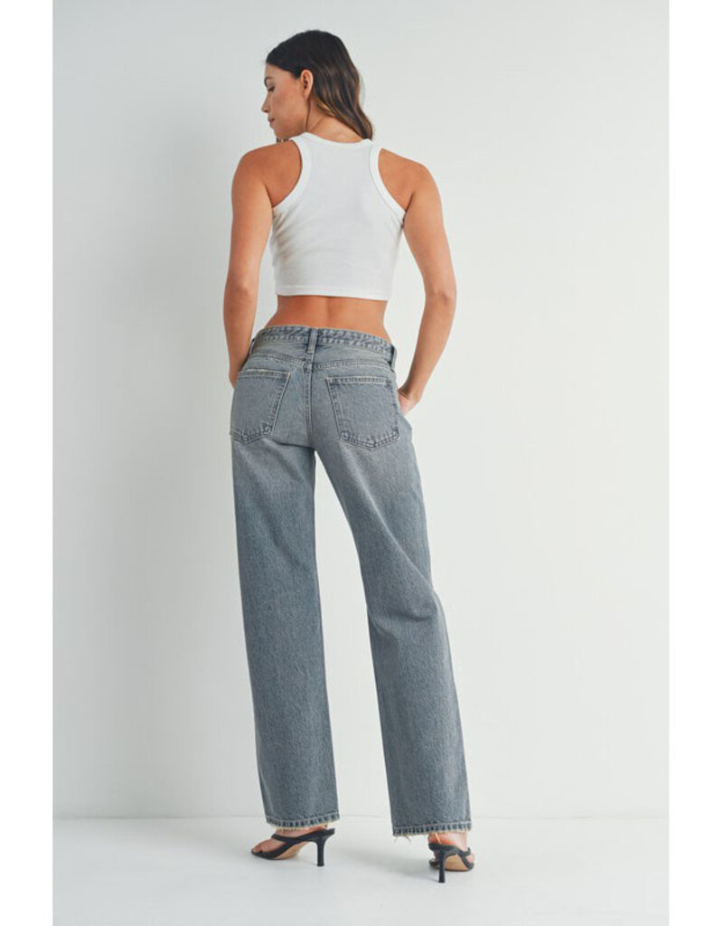 Just USA Jeans Low Rise Wide Leg Jeans