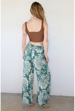 Angie Green Print Lounge Pants