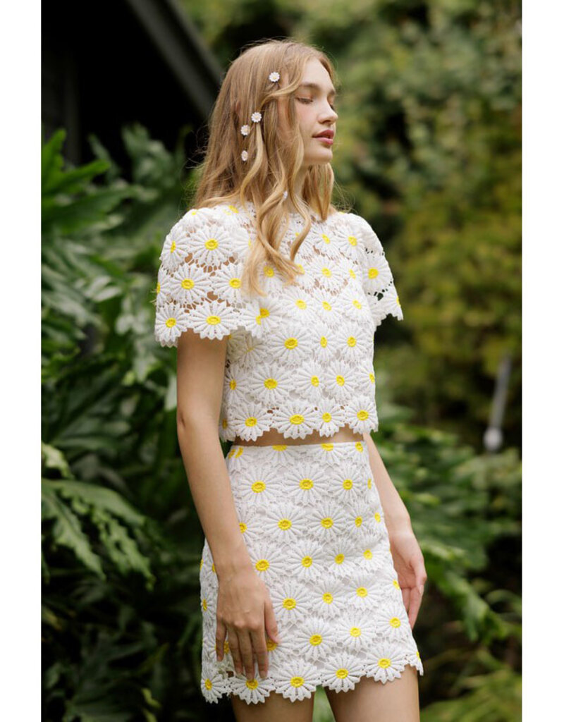 EB Luxe Daisy Mini Skirt