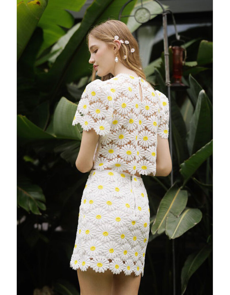 EB Luxe Daisy Mini Skirt