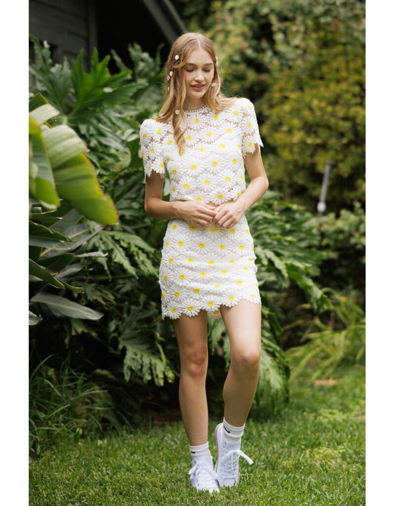 EB Luxe Daisy Mini Skirt