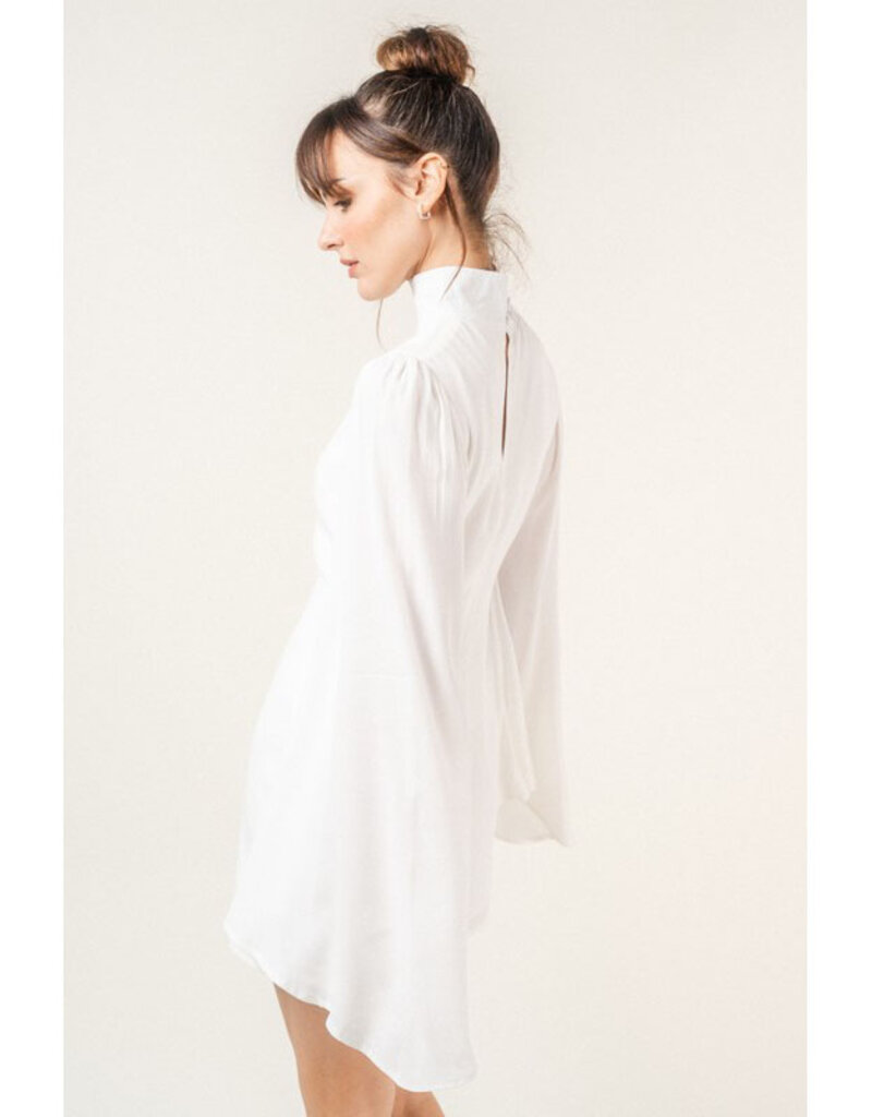 Fore Bell Sleeve Mini Dress