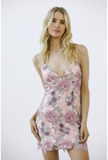 Storia Watercolor Floral Mini Dress