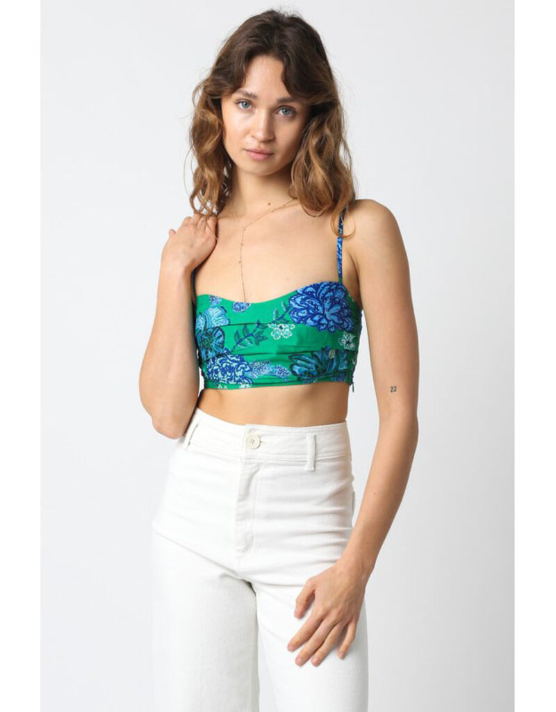 Olivaceous Camile Crop Top
