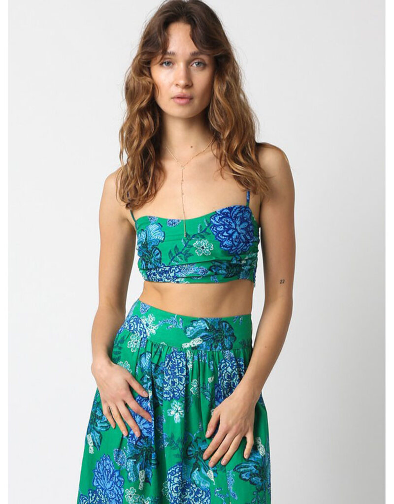 Olivaceous Camile Crop Top