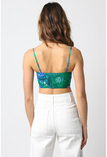 Olivaceous Camile Crop Top