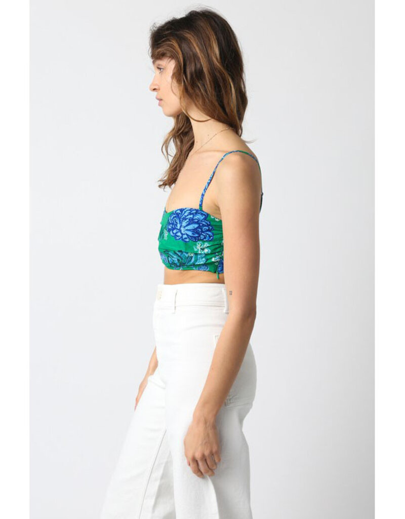 Olivaceous Camile Crop Top