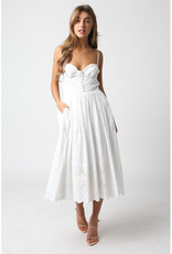 Olivaceous Alexia Midi Dress