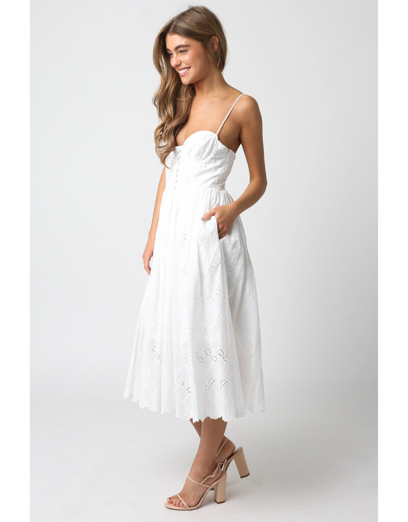 Olivaceous Alexia Midi Dress