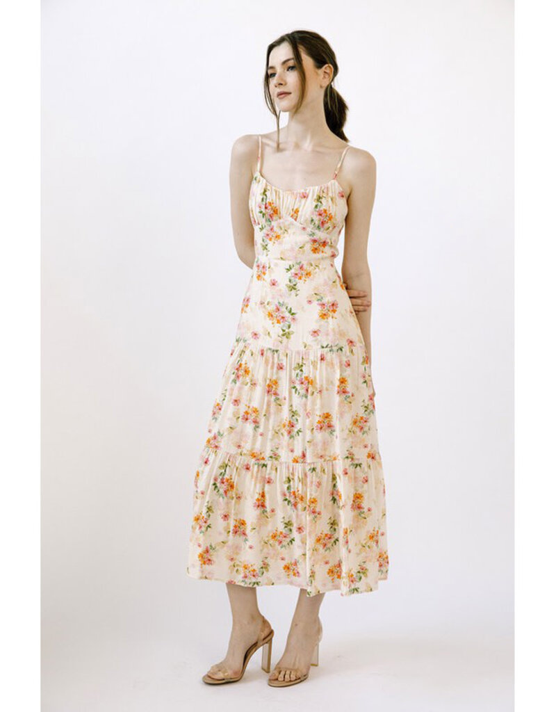 Storia Cream Floral Sundress