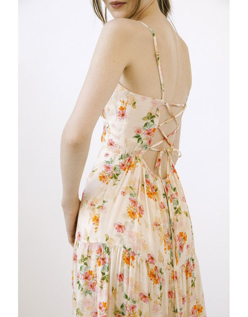 Storia Cream Floral Sundress