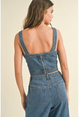 Miou Muse Denim Bustier