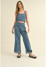 Miou Muse Denim Bustier