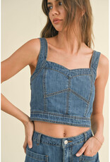 Miou Muse Denim Bustier