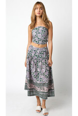 Olivaceous Andy Midi Skirt