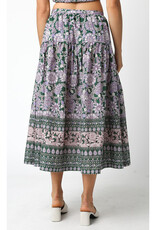 Olivaceous Andy Midi Skirt