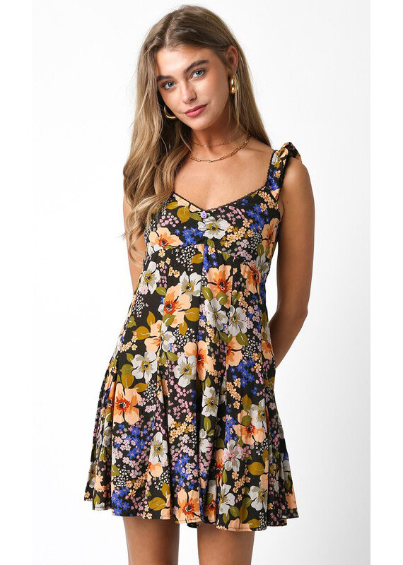 Olivaceous Melina Mini Dress