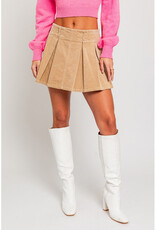 Le Lis Low Waist Corduroy Skirt