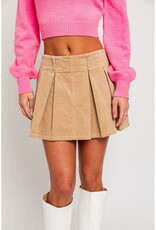 Le Lis Low Waist Corduroy Skirt