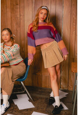 Le Lis Low Waist Corduroy Skirt