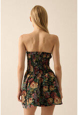 Promesa Floral Tapestry Mini Dress