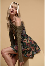 Promesa Floral Tapestry Mini Dress