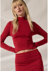 Promesa Shimmer Red Jersey Top