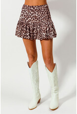 Promesa Leopard Mini Skirt