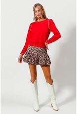 Promesa Leopard Mini Skirt