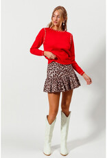 Promesa Leopard Mini Skirt