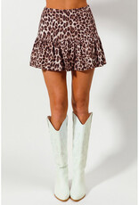 Promesa Leopard Mini Skirt
