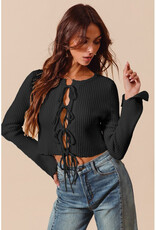 Promesa Tie Front Sweater