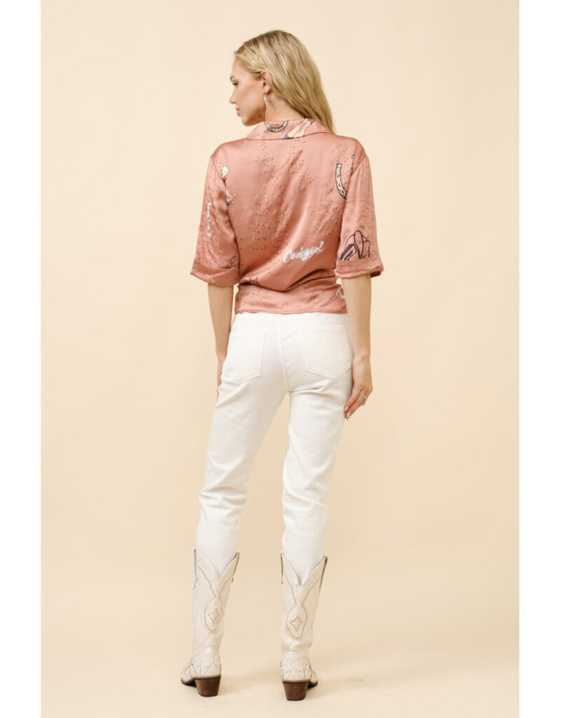 Sequin Embellished Western Shirt Firefly