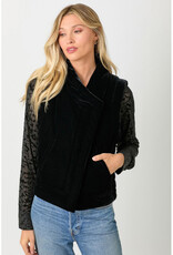 Mystree Velvet Puffer Vest