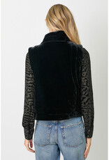 Mystree Velvet Puffer Vest