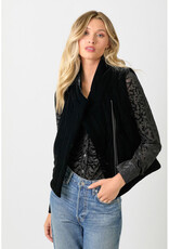Mystree Velvet Puffer Vest