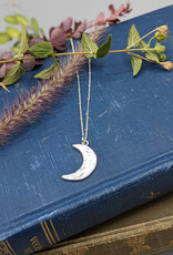 Bird in the Sky Large Moon Necklace