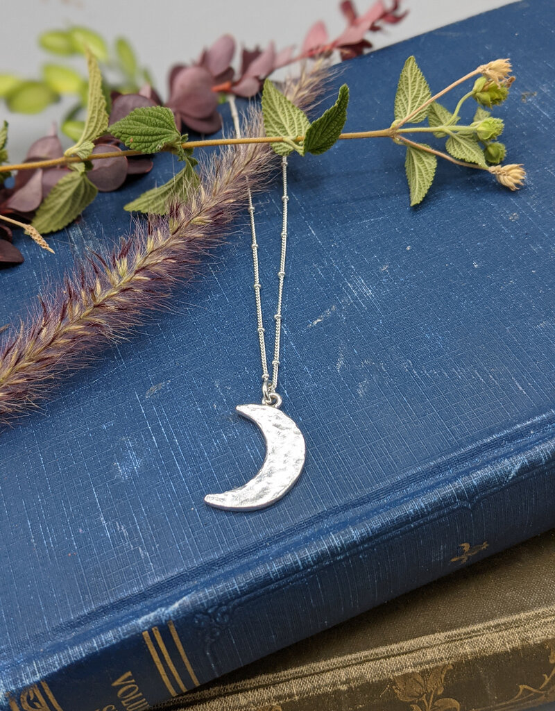 Bird in the Sky Large Moon Necklace
