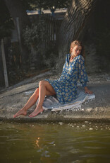 blue b. collection Blue Daisy Chiffon Midi Dress