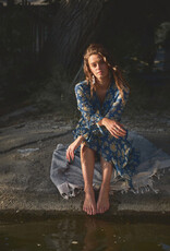 blue b. collection Blue Daisy Chiffon Midi Dress