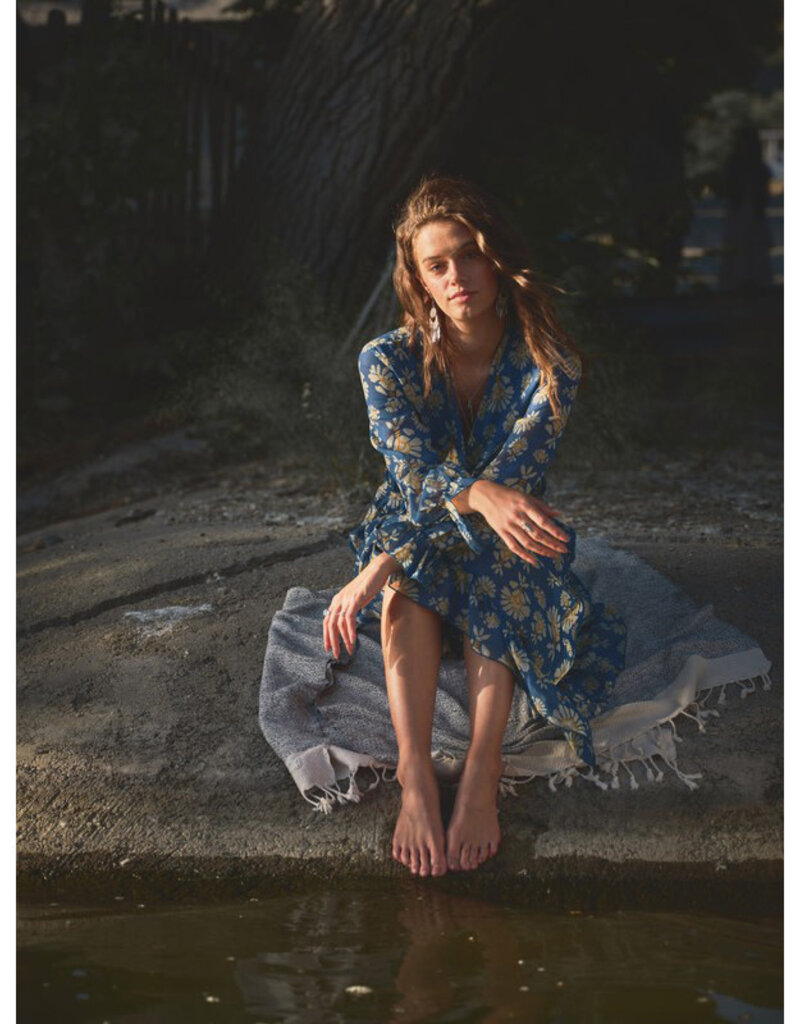 blue b. collection Blue Daisy Chiffon Midi Dress
