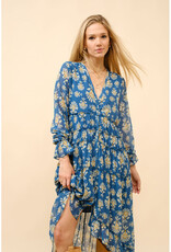 blue b. collection Blue Daisy Chiffon Midi Dress