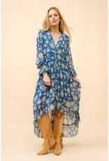 blue b. collection Blue Daisy Chiffon Midi Dress