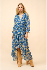 blue b. collection Blue Daisy Chiffon Midi Dress